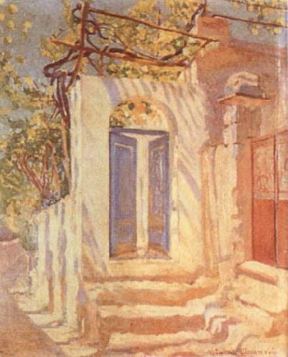 GIOVANNI DA MILANO The Blue Door oil painting picture